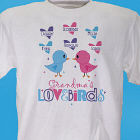 Love Birds Personalized T-Shirt